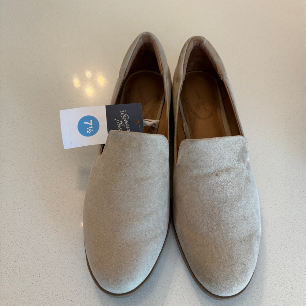 Tan Flat Shoes